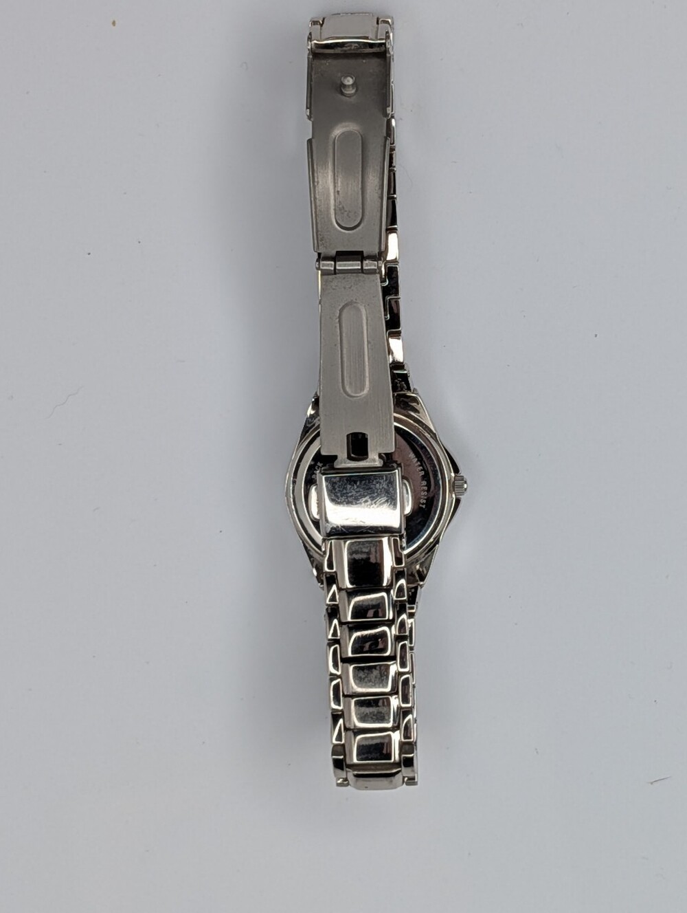 Caravelle Bulova Womens Watch Silver Tone Rhinestone Bezel Mother of Pearl Dial - Picture 8 of 12